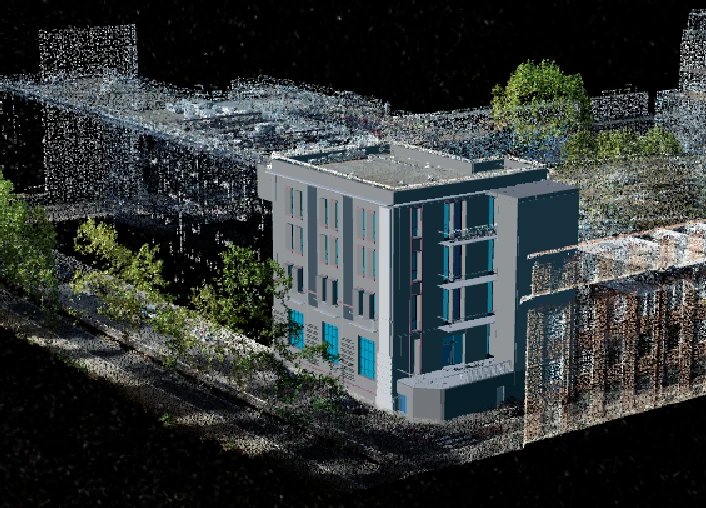 Modélisation BIM d'un complexe multi-bâtiments