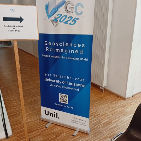 GEOREVO à la Virtual Geosciences Conference 2025 de l'UNIL